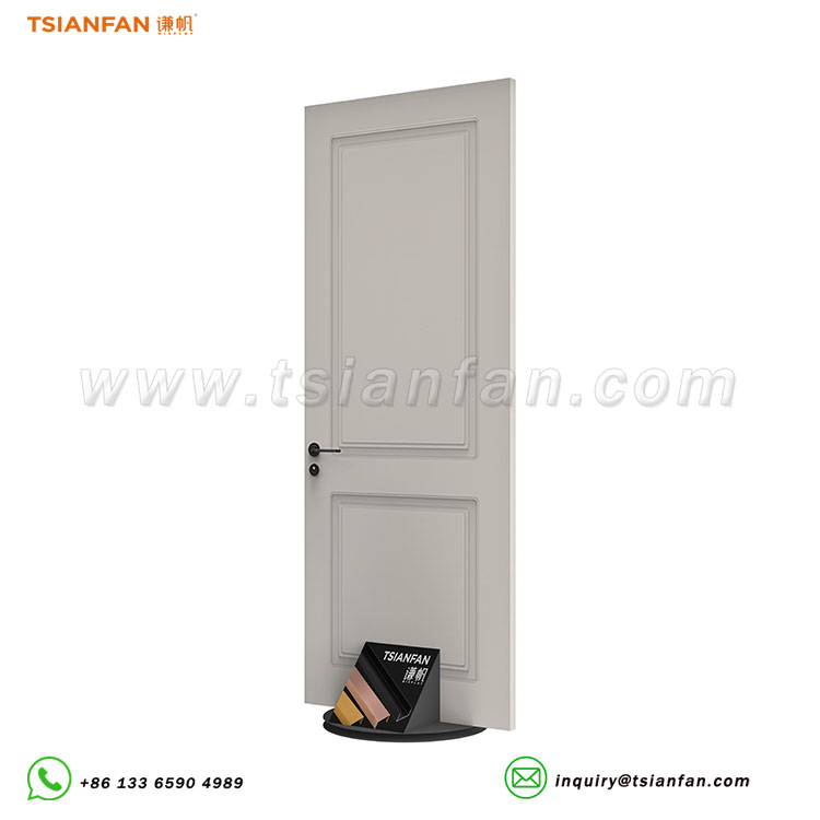 wood door simple display stand door displays-KK142