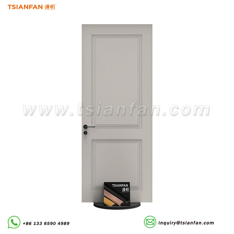wood door simple display stand door displays-KK142
