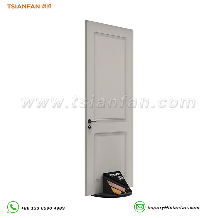 wood door simple display stand door displays-KK142