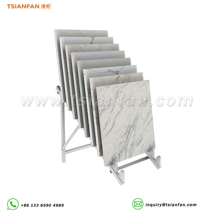porcelain tiles simple display rack marble displays-CE089