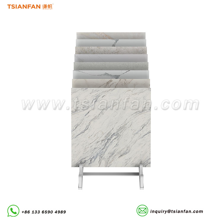 porcelain tiles simple display rack marble displays-CE089
