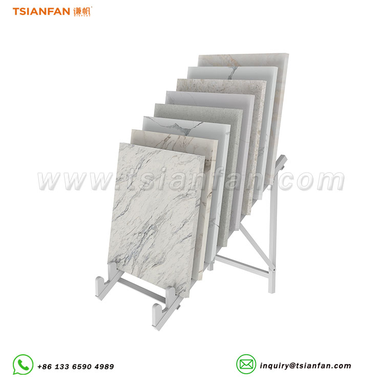 porcelain tiles simple display rack marble displays-CE089