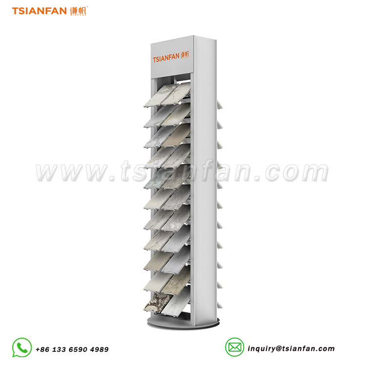 ceramic display stand floor tile display rack-SRL815