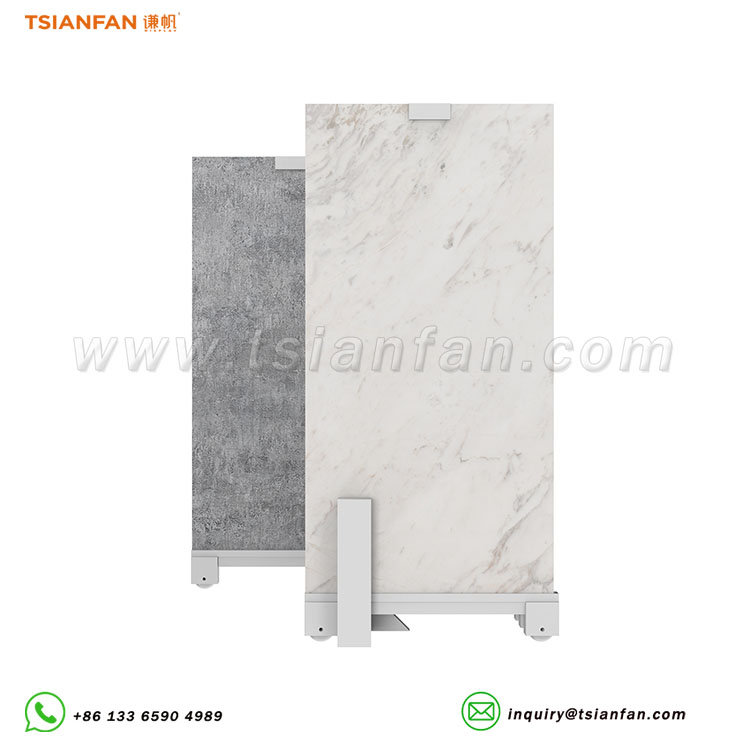 sample tiles sliding display stand stone displays