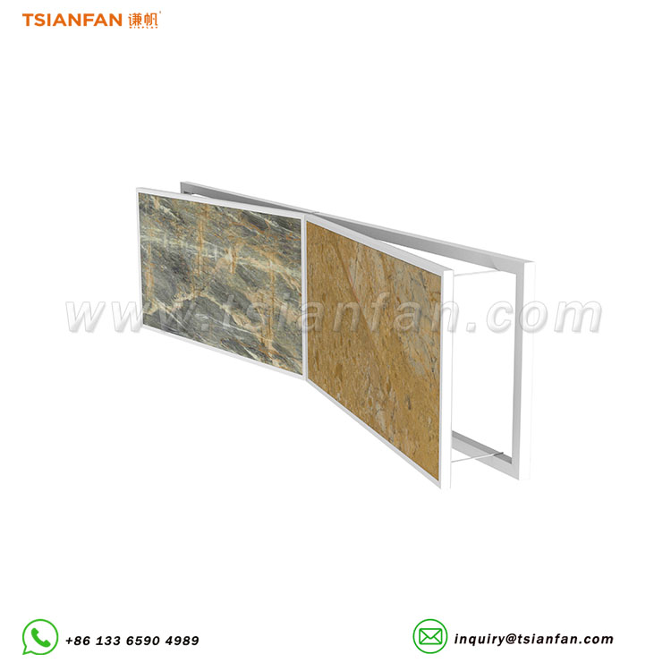ceramic tiles wall mounted display stand tile display ideas