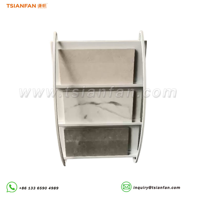 ceramic tiles simple display stand granite storage racks