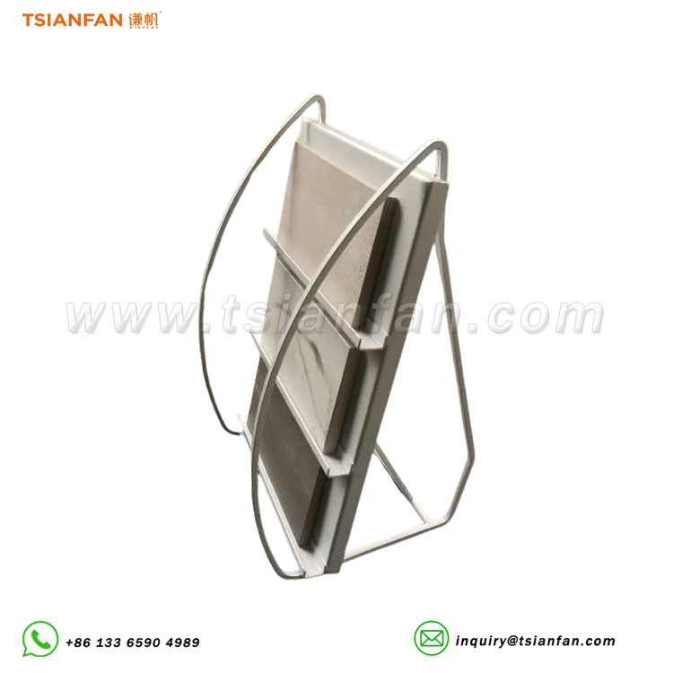 ceramic tiles simple display stand granite storage racks