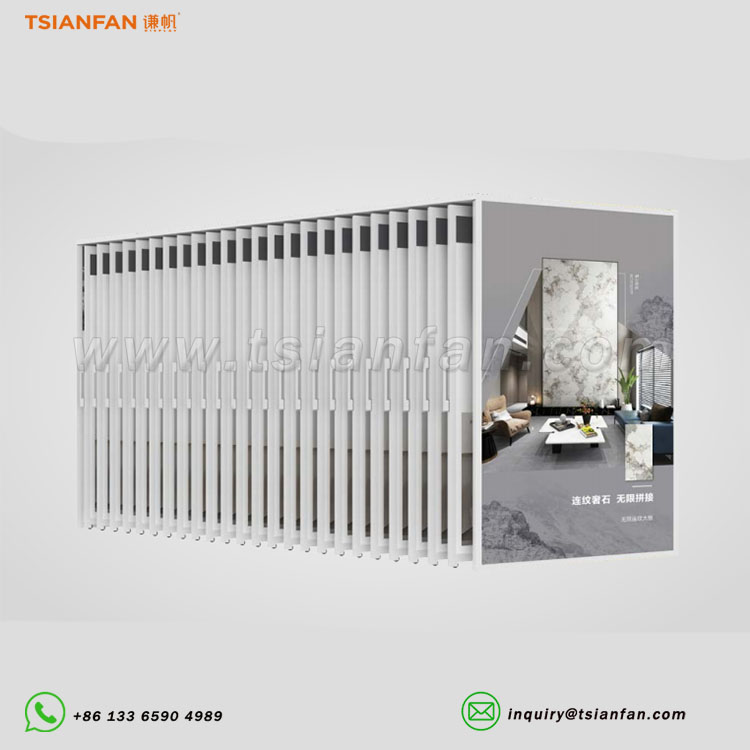 manufacture tile extrapolation 25 rows large sliding rack ct2143