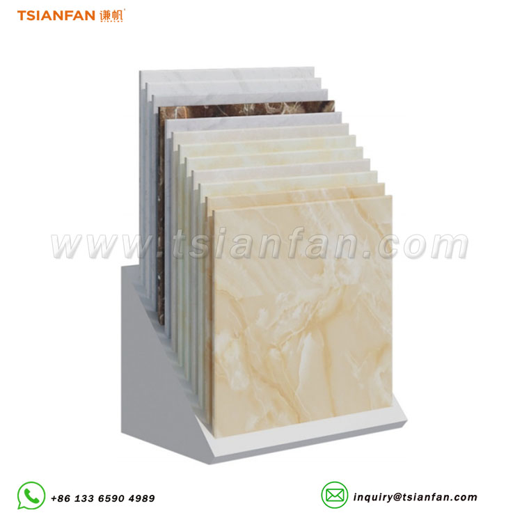 Small tile display rack for retail counter-CE984