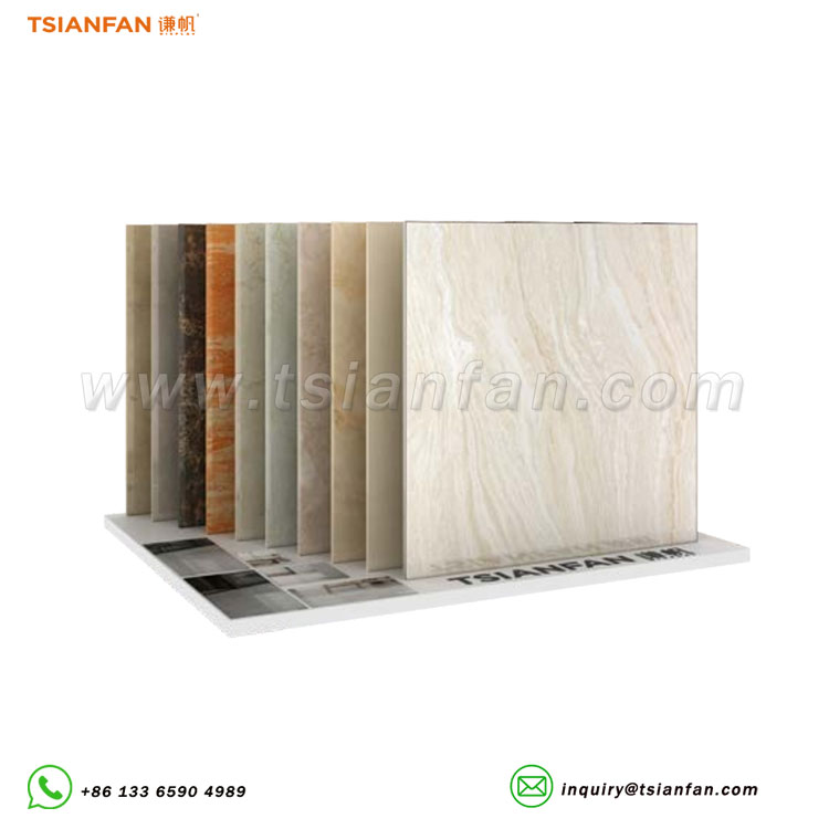 Custom-designed tile sample display rack for ceramic-CE095