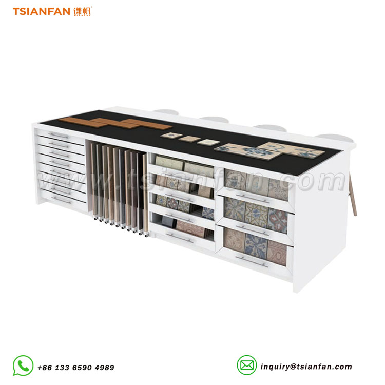 Custom metal tile combined display rack-CH2111