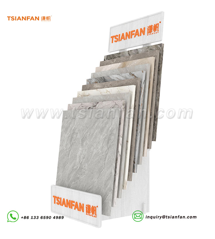 Outdoor tile display stand for paving samples-CE014