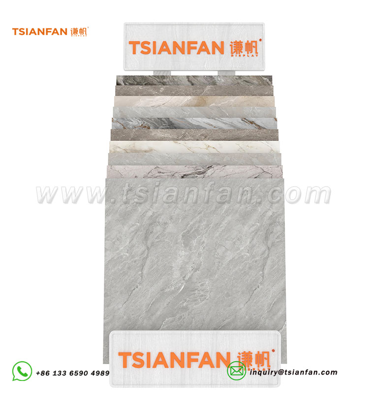 Outdoor tile display stand for paving samples-CE014