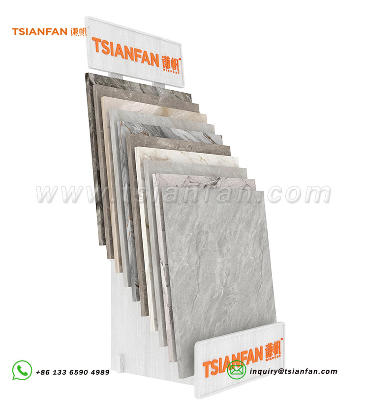 Outdoor tile display stand for paving samples-CE014