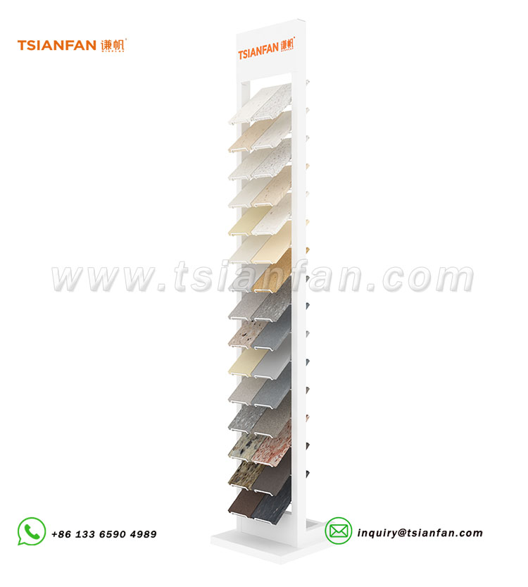 Custom branded quartz sample display stands-SRL018
