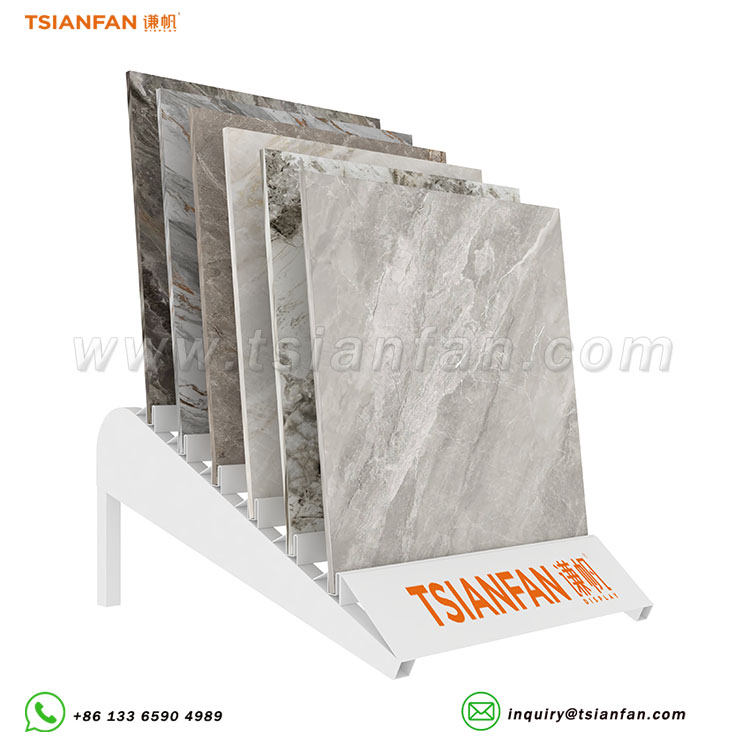 Tabletop showroom rack for interior design tile samples-SRT940
