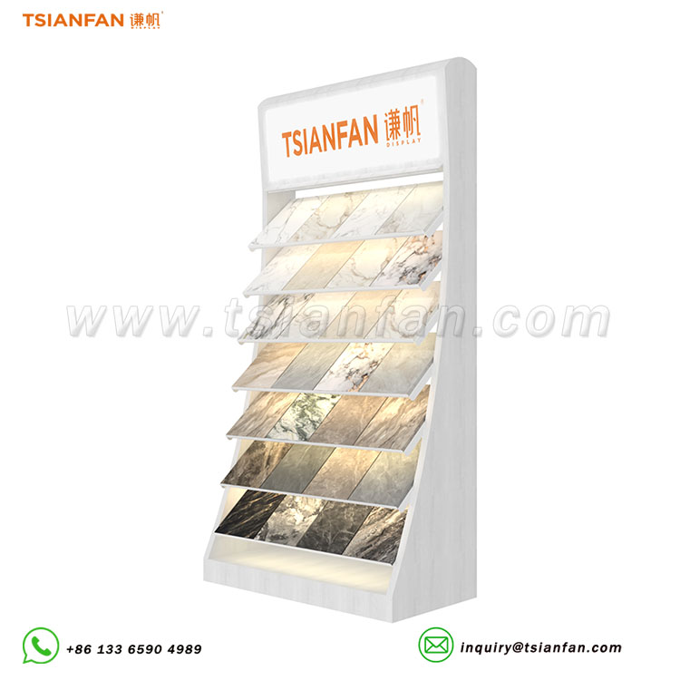 rust-resistant aluminum racks for outdoor tile samples-CL021