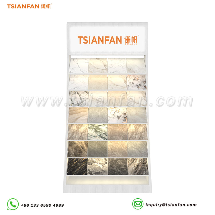 rust-resistant aluminum racks for outdoor tile samples-CL021