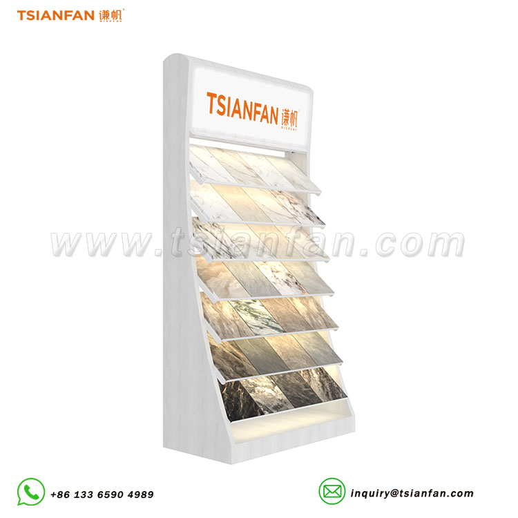 rust-resistant aluminum racks for outdoor tile samples-CL021