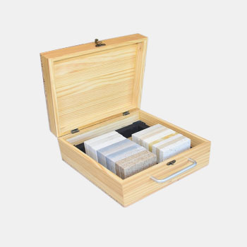 Solid wood Tile Sample Display Box Cheap Online Shopping