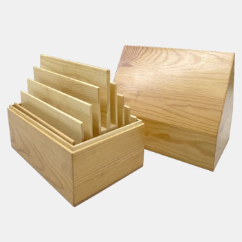 Solid wood Tile Sample Display Box Cheap Online Shopping