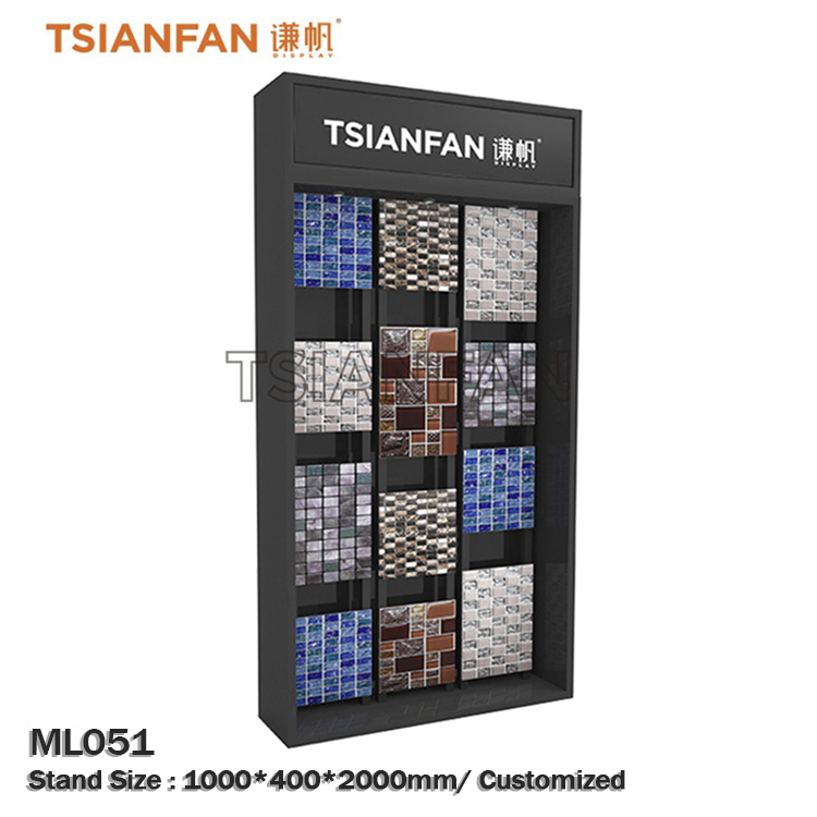 supply mosaic tiles show wooden frame-ML062