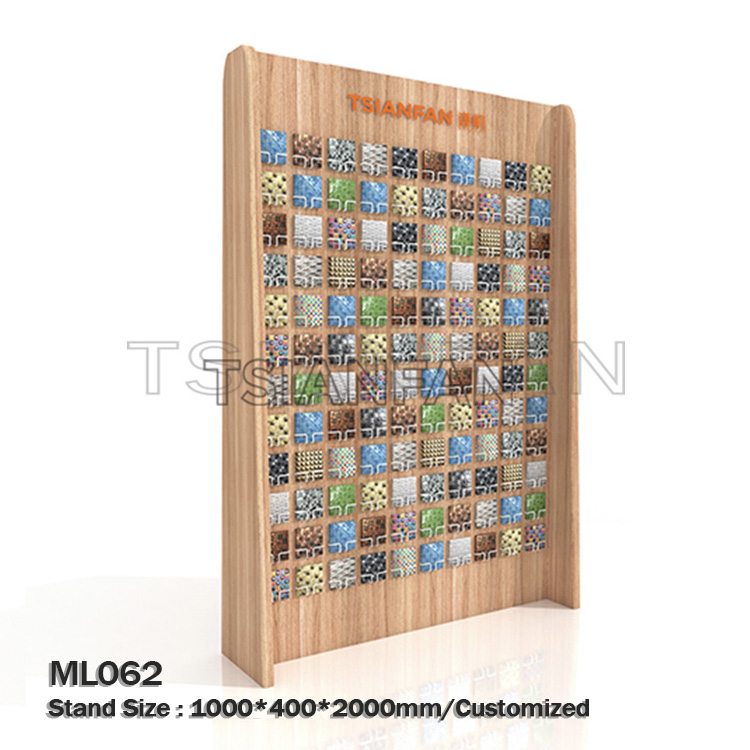 Sample display cabinet mosaic ceramic tile color board exhibition hall display frame -ML051