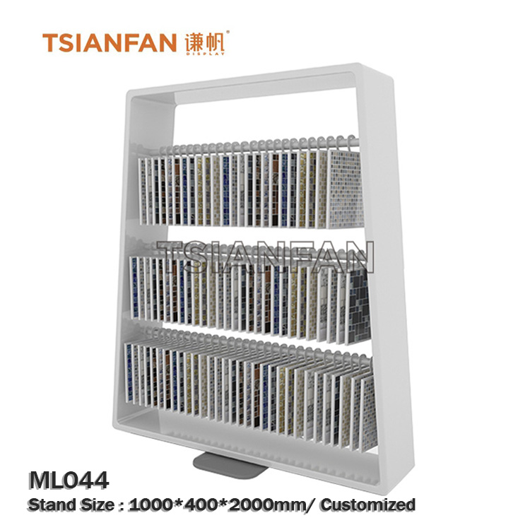 Double-sided hanging mosaic ceramic tile sample show frame-ML053