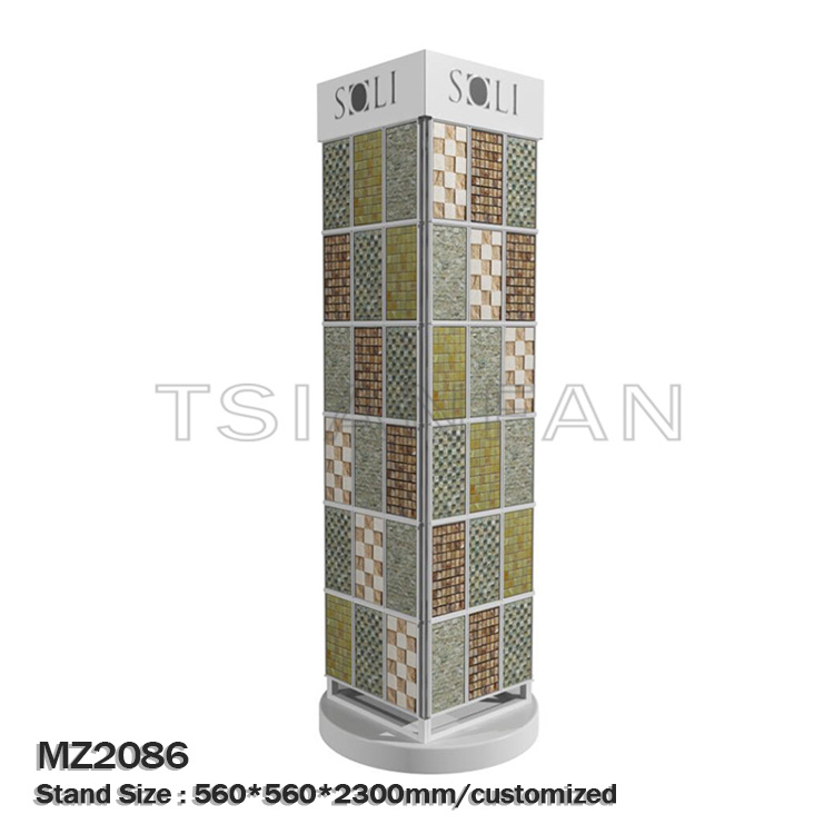 Mosaic ceramic tile sample shopping mall stereoscopic display frame-ML064