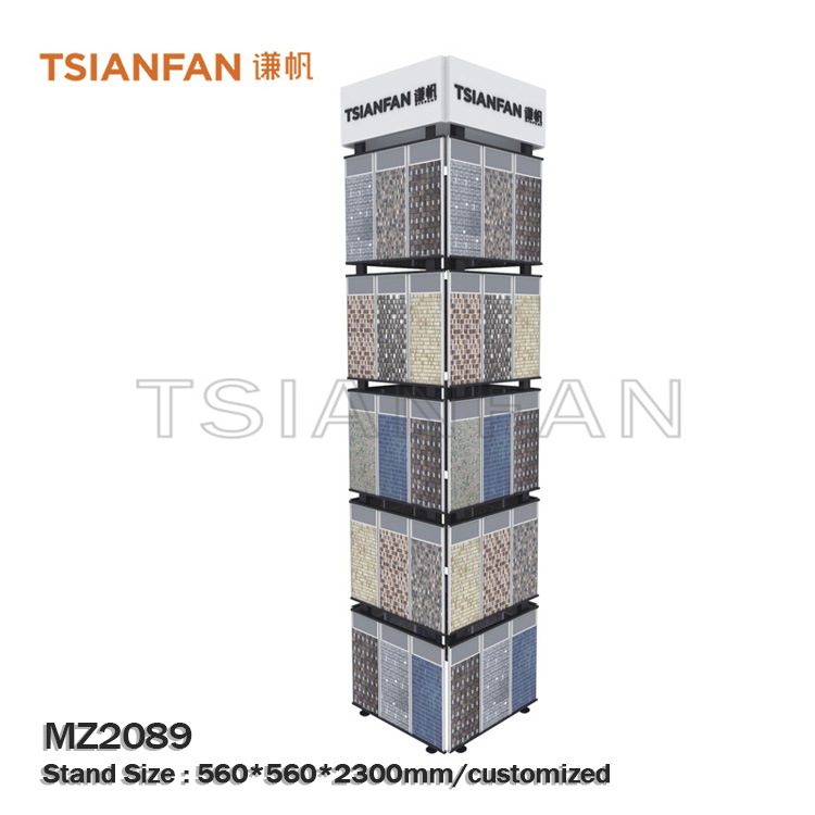 Mosaic ceramic tile sample shopping mall stereoscopic display frame-ML064