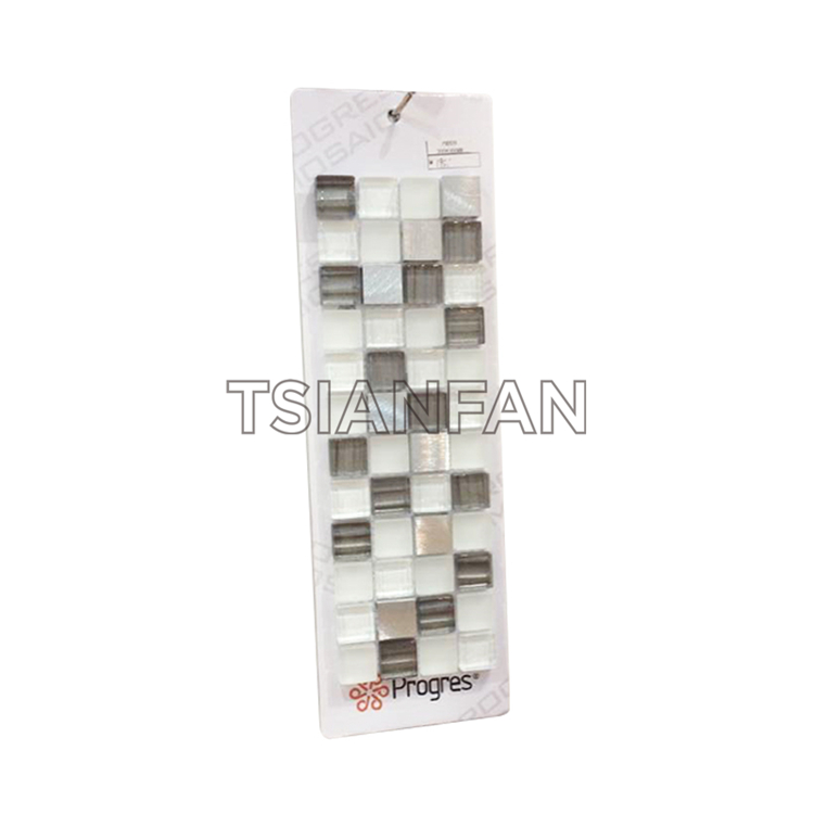 Cardboard display board high quality hanging stone sample display