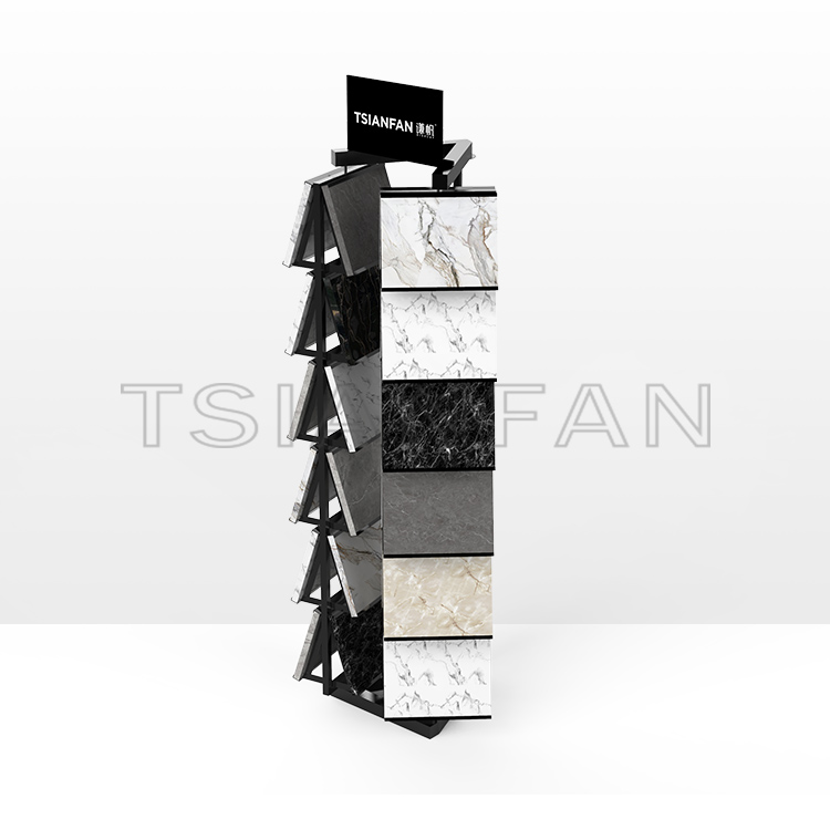  tile marble floor rack quartzite granite stone sample display stand 