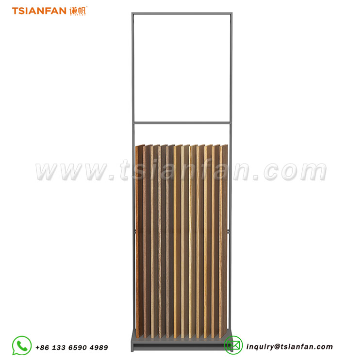 Custom wooden door display racks