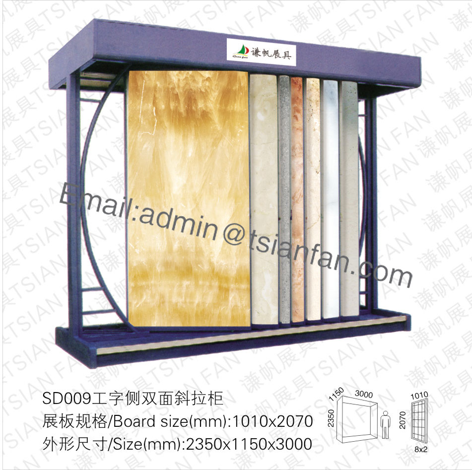 Marble Stone Display standSD009Stone Display Rack,Ceramic Display Rack,Mosaic Rack