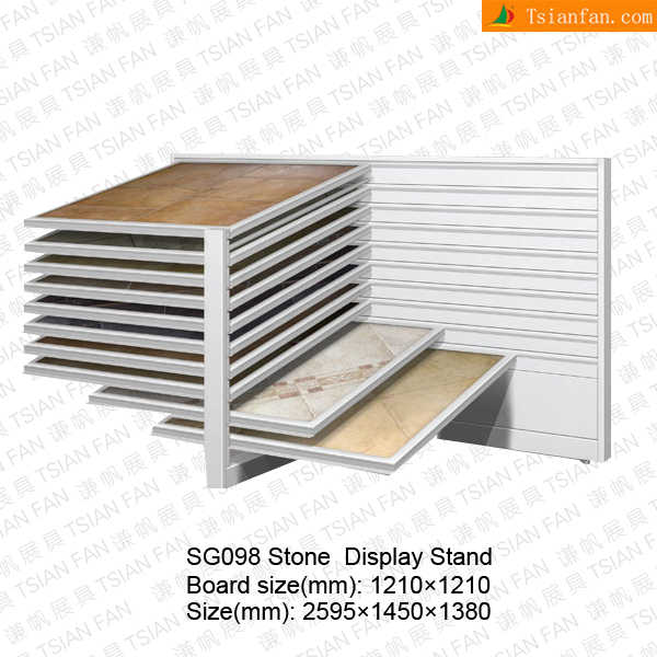 Design Slab Stone Exhibition Stand-SD007-Stone Display Rack,Ceramic ...