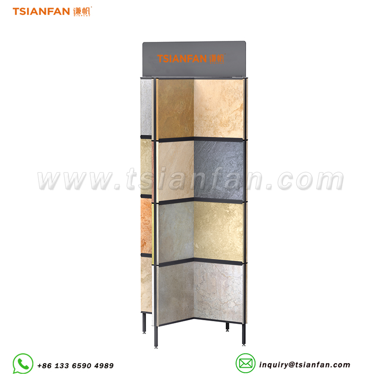floor line display stand,4 surface