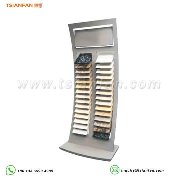 quartz stone trade show sample display stand srl107