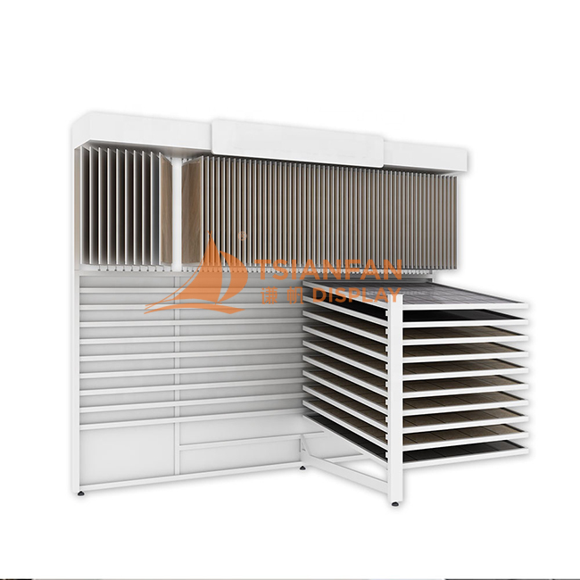 large ceramic tile exhibition hall display wall, ceramic tile combination display rack-cx2025