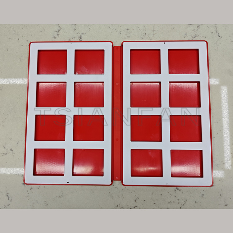 China manufacturer stone tile plastic sample booklet portable foldable