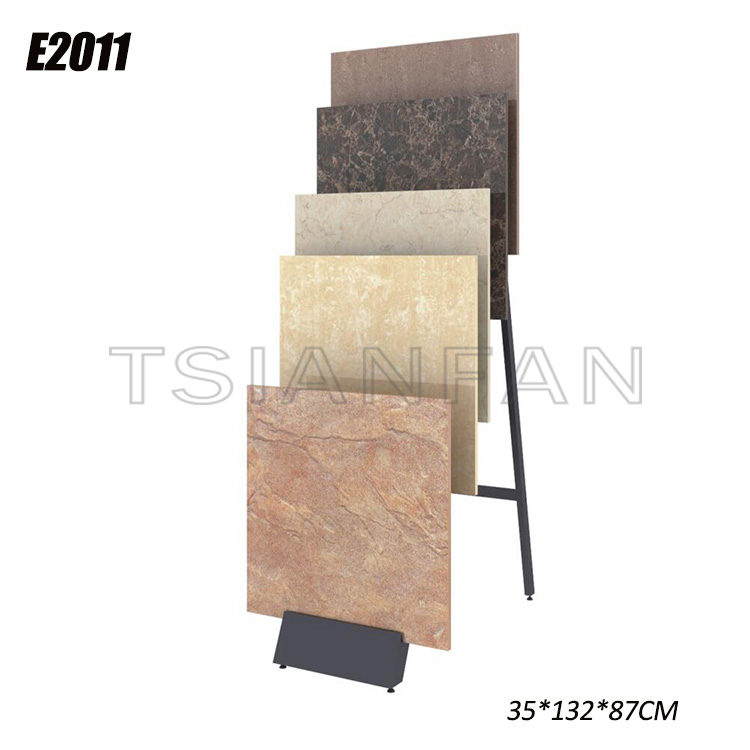 Custom Tile Showroom Design Ideas Display Stand Exhibit Stone Sample Display-E2011