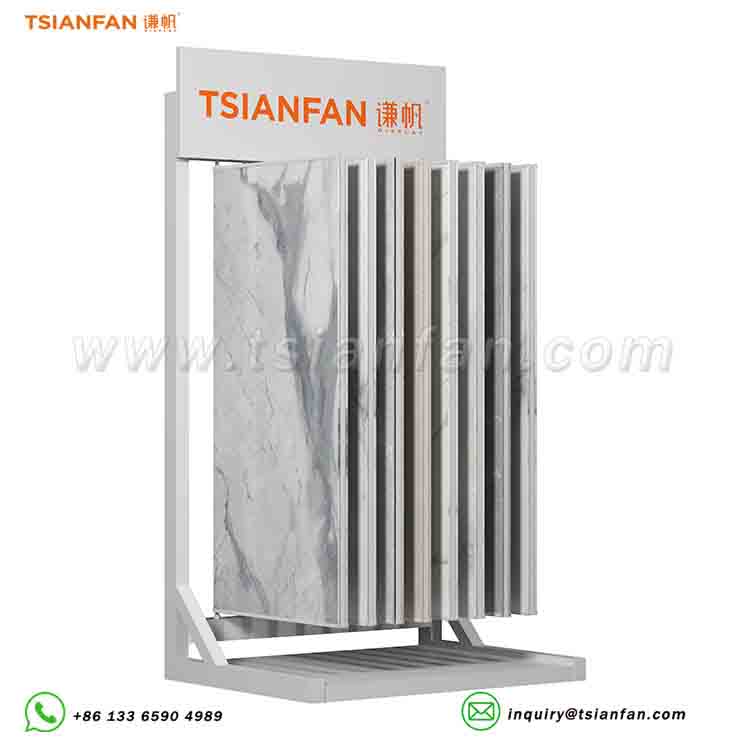 artificial stone booking display stand tile display rack-SG1008