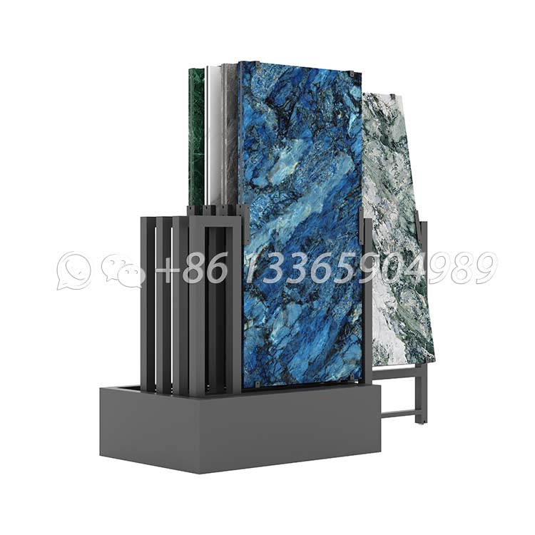 ceramic tiles display rack floor push pull display stand-CT602