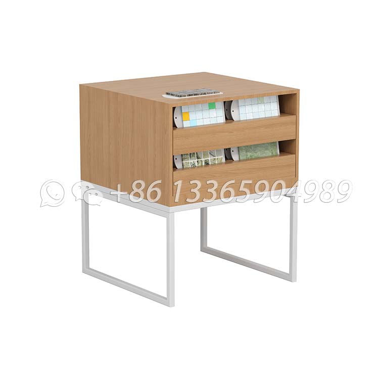 Custom wood mosaic tile desktop drawer cabinets-MC1002 - Image 6