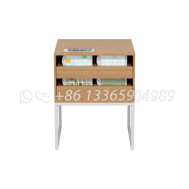 Custom wood mosaic tile desktop drawer cabinets-MC1002 - Image 3