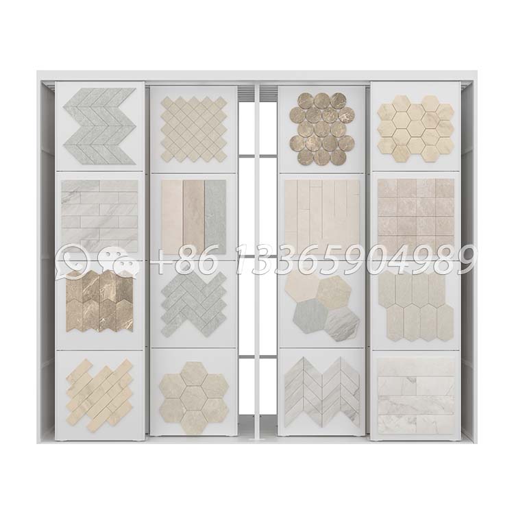 mosaic push pull display stand tile display racks-MD001