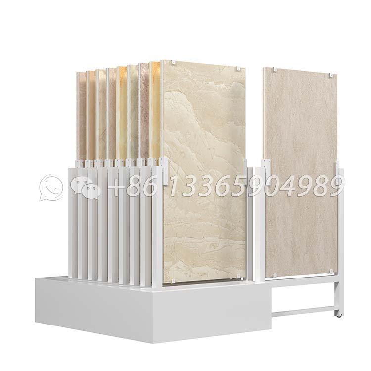 premium ceramic tiles push-pull display stand-CT602