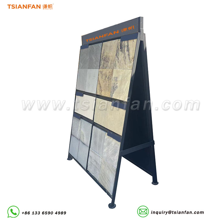 marble sample floor display stand