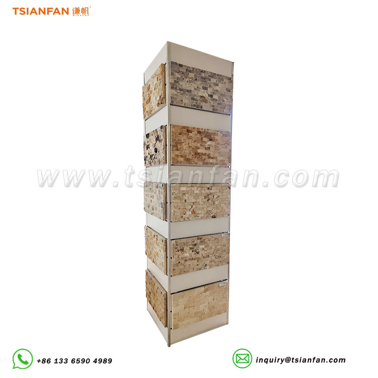 granite showroom rack