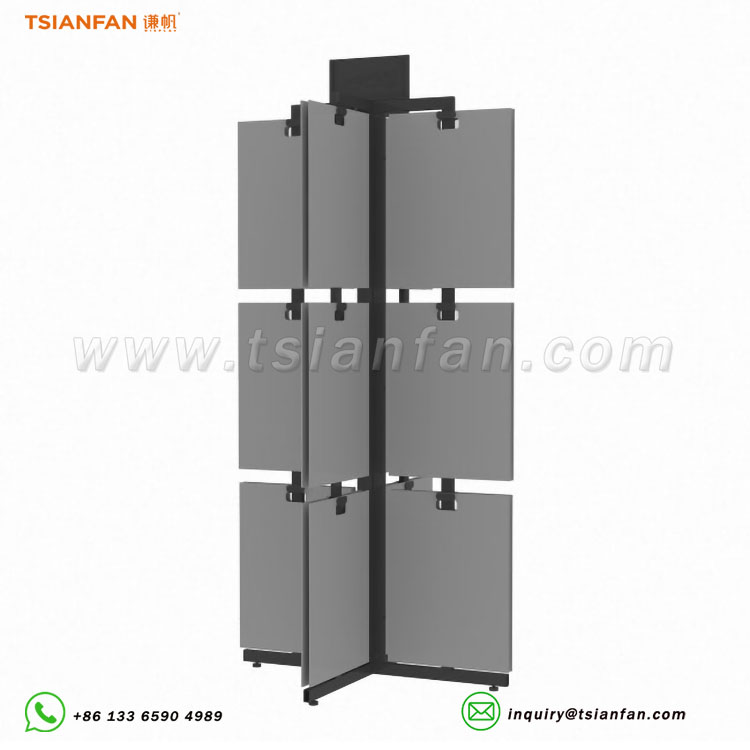 marble samples rotating display rack-sg2056