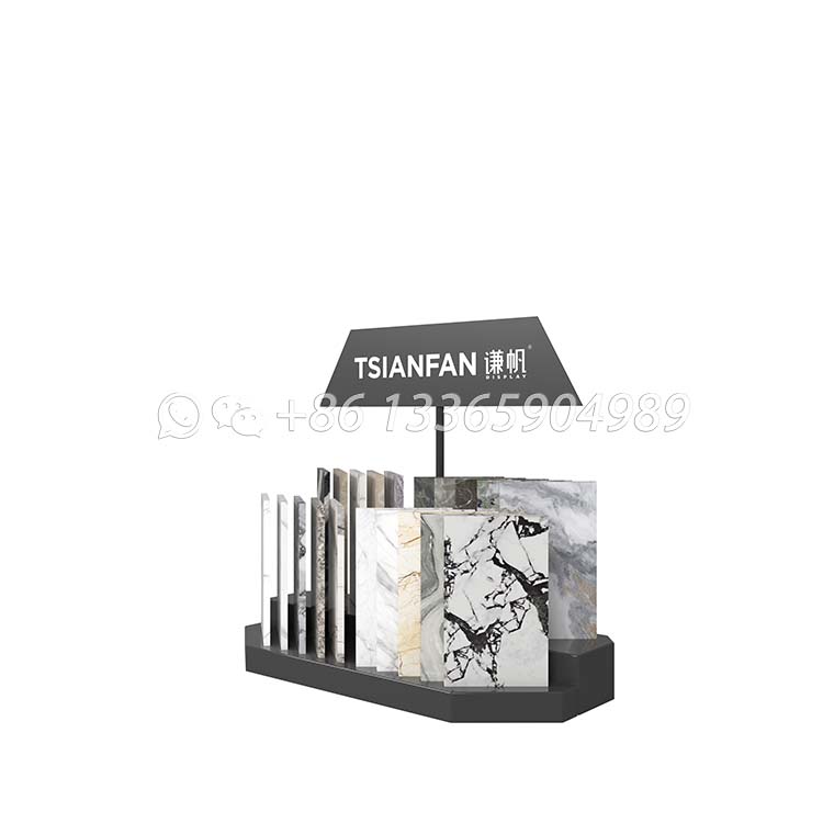 artificial stone countertop display stands porcelain slab storage rack-SRT857